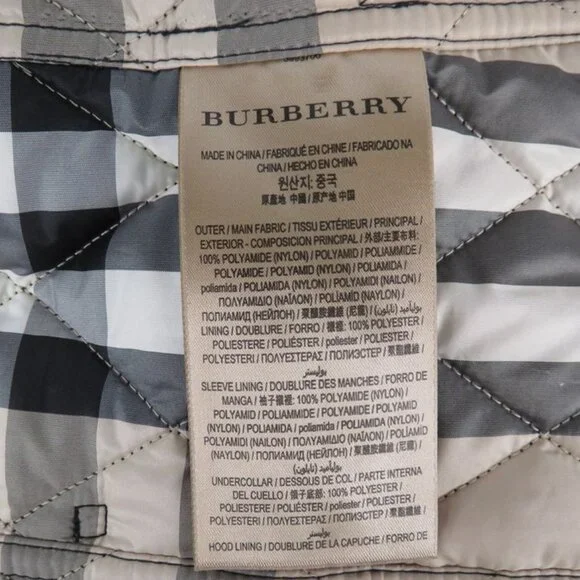 Burberry London Finsbridge Belted Quilted hooded Jacket Sz M EXCELLENT CONDITION - Picture 14 of 16